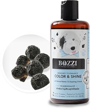 Bozzi Organic and Herbal Dog Shampoo Odor & Fleas + Color & Shine (300ML)