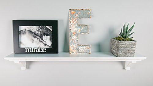 EverArizona Distressed Standard Wall Mount Shelf, 3-Inch Deep