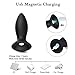 Anal Plug Male Prostate Massager Vibrating Butt Plug 3Pcs Training Kit 9 Vibration Modes with Remote Control Anal Vibrator Sex Toys with Suction Cup Base for Male, Female and Beginner