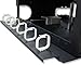 Lynn Electronics 4U Fiber Optic Rackmount Enclosure Panel, holds 12 LGX footprint panels or modules for a maximum capacity of 288 fibers. Fits 19 and 23 inch racks.
