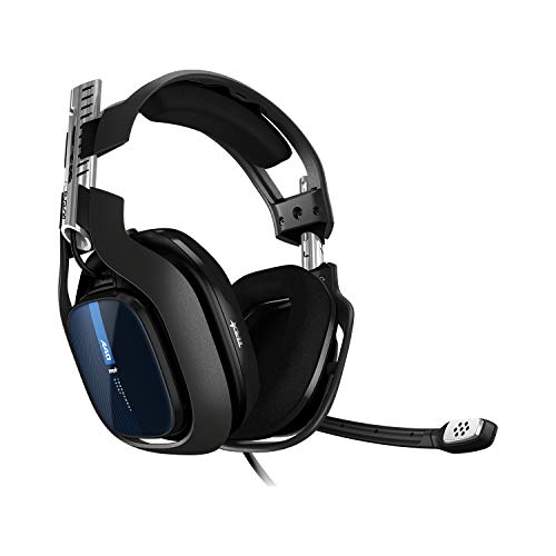 Astro A40 Tr Casque Gamer Filaire, Génération 4, 7.1 Son Dolby Surround, Astro Audio V2, Jack Audio 3,5 Mm, Micro Interchangeable, Speaker Tags, Pc/Mac/Xbox One - Noir/Bleu