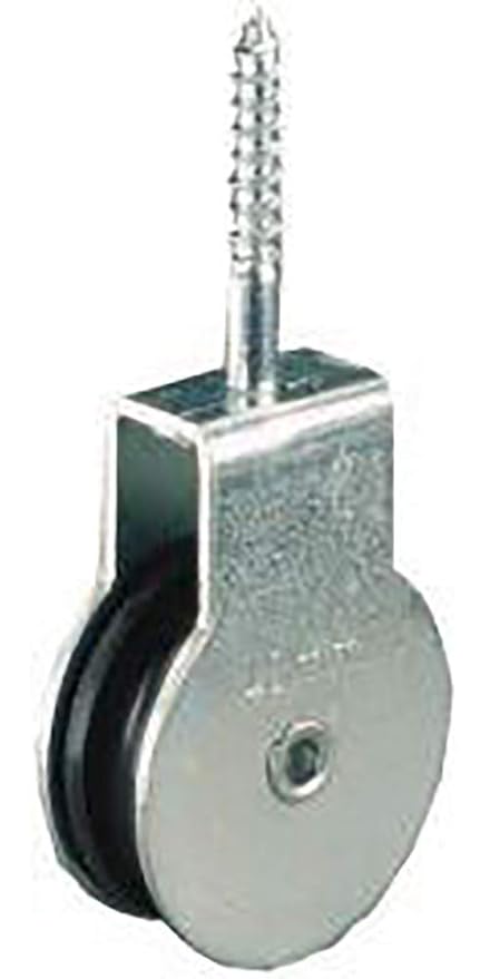 PÖSAMO Vogelrolle m. Schraube galZn f. Seil Ø b. 6,0mm