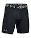 Under Armour Men's HeatGear Armour Mid Compression Shorts SM Black