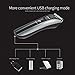 MARSKE Hair Clippers for men Cordless Hair Trimmer Beard Trimmer For Men Professional Hair Cutting Kit Shaver USB Rechargeable Hair Cutting Machine for Adult,Men and Kids