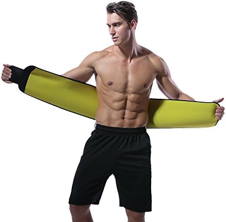 CXYSY Waist Trimmer Belt Slimming Neoprene Ab Belt Trainer for Faster Weight Loss, Stomach Fat Burner Wrap Tummy Control (M:8.5"x 43")