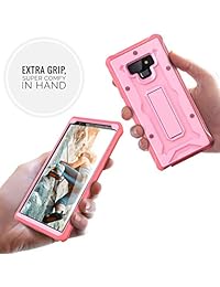 Funda rígida para Samsung Galaxy Note 9 de grado militar con soporte de patín integrado y protector de pantalla