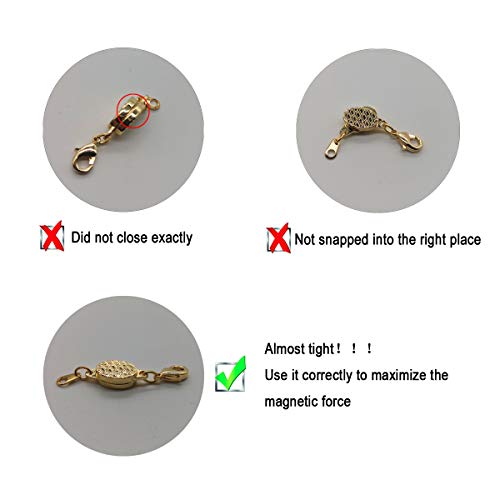 Builtin Safety Locking Jewelry Clasp for Necklace and