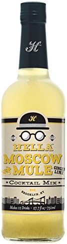 Hella All Natural Moscow Mule Cocktail Mixer, 750 ml Bottle