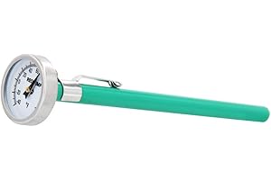 REOTEMP K79-2 Pocket Thermometer, Waterproof, 5" Stem, 1" Dial (-40 to 160 Fahrenheit)