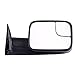 DEDC Dodge Tow Mirrors Dodge Ram 1500 2500 3500 Pair Manaul Folding With Support Brackets Set For 1994-2001 Dodge Ram 1500 2500 3500