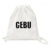 Cebu Philippines City Name Canvas Drawstring