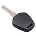 Heart Horse 2 Buttons Replacement Key Shell Remote Key Fob Case+ Blank Blade for Porsche 911 Carrera Boxster Cayenne
