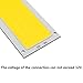 Chip Light, GLISTENY COB Light COB SMD Panel LED 2 Pack Lamp Bead Energy-saving High Brightness for Interior Reading Plate Light Roof Ceiling DIY Warm White