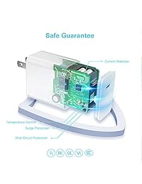Cargador USB tipo C Huntkey, 27 W 9 V 3 A, PD 3.0, QC4.0 cargador de pared rápido para MacBook Air 12, iPad Pro 11 " 12.9", Samsung S10 s9 s8 s7 C9 note9 note8 ect, con cable C-C