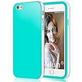 iPhone 6 Case,[4.7]by Ailun,Shock-Absorption Bumper,TPU Case,Anti-Scratch,Fingerprint&Oil Stain,Premium Dual Color TPU Back Cover,Siania Retail Package[WhiteGreen]