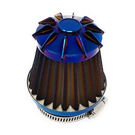 TRP TRADERS High Performance Motorcycle/Bike Air Filter with Adjustable Size 48mm, 42mm,35mm Universal for All Bike