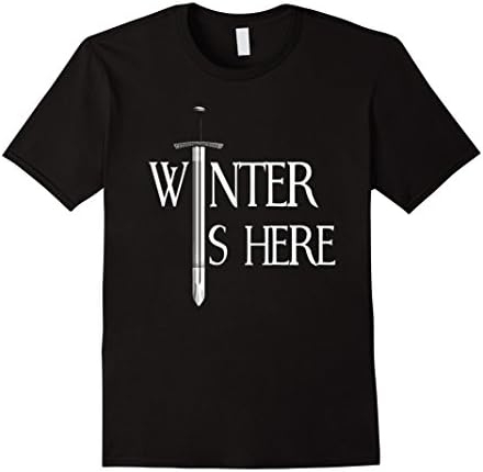 Mens Winter Is Here - Perfect Gift for Major Fans. XL Black