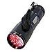 HQRP 9 LEDs Red Light LED Black Flashlight for Astronomy/Aviation/Night Vision