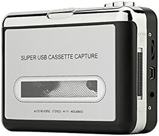 Cassette to MP3 Converter, EasyLink Cassette Player Cassette Tape Recorder Audio Capture Device Music Player - Convert Audio Tapes to MP3 / CD / iPod / PC