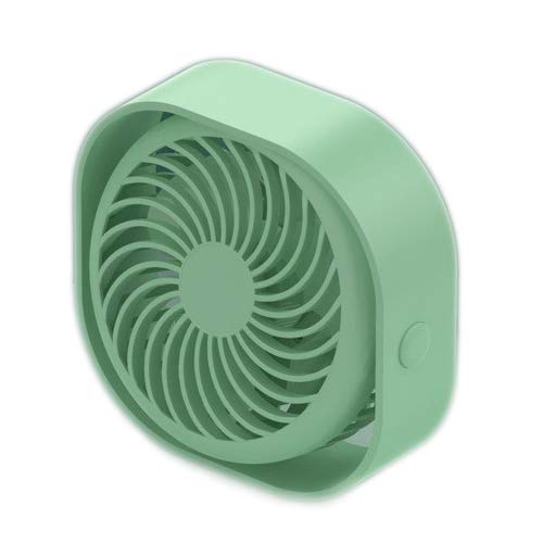 2020 New 360° Fan Cooler USB Mini Air Fan Portable 3 Speed Super Mute Cooling for Office Desktop Fans Car Home Travel USB Gadget(Green)