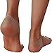 Gel Heel Cushions for Heel Pain Relief I Plantar Fasciitis Heel Cups I Silicone Cup Pads for Heel Spurs I Heel Pain Relief Insoles for Sore or Bruised Feet I Heel Pads for Women & Men Fits Most (2mm)
