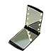 Deluxe LED Compact Makeup Mirror Black True Mirror and 5x Magnification Includes Battery and Tweezers, Perfect Cosmetic Mirror for Travel and Purses. Handheld Mirror Folds Back for Vanity Style