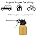 IONDA High Pressure Pistol Hand Pump Oiler Can Detachable Metal Straight Rigid Spout Manual Pump Oil Tool 8 oz Capacity Refillable