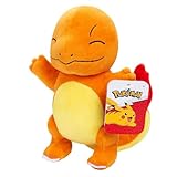 Pokémon 8" Charmander Plush - Officially Licensed - Quality & Soft Stuffed Animal Toy - Add to Your Collection! - Great Gift for Kids, Boys & Girls