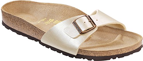 Birkenstock womens Madrid in Graceful Antique Lace from Birko-Flor Sandals 41.0 EU N
