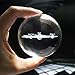 Omitfu 3 Inch Solar System Crystal Ball with Clear Stand Decorative Paperweight Planet Ball 3D Laser Engraved Glass Ball Sphere - Show All Eight Plants