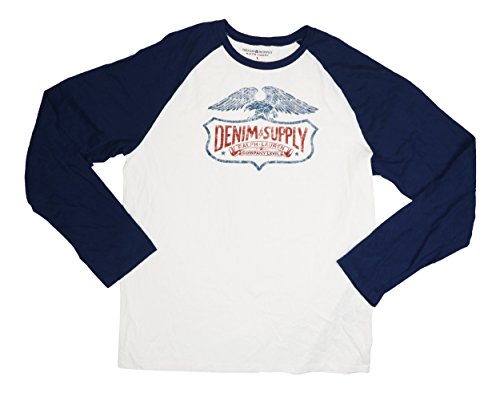 Ralph lauren denim & supply baseball style crew nec…