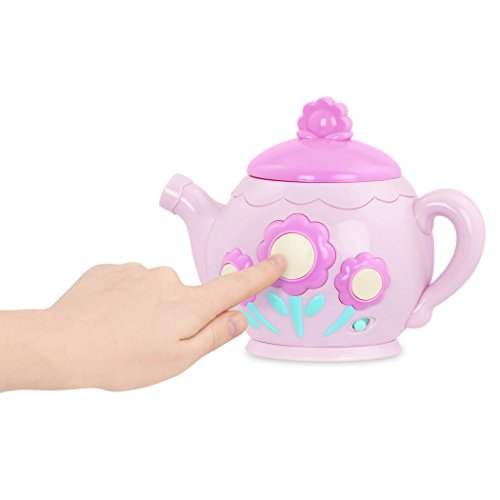 Play Circle by Battat Pink La Dida Musical Tea Party Set Teapot with Songs & Sounds