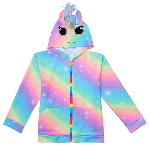 Unicorn Jacket Hoodies for Girls (6-7Y)