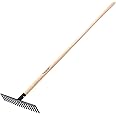 Amazon.com : A.M. Leonard American-Made Steel Landscape Rake with ...