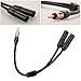 XCSOURCE SKAA-26 1 Male to 2 Female Auto Antenna Adaptor Cable Aerial Car Stereo Radio Splitter Y Shape MA598