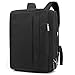 CoolBELL 15.6 inch Multi-Function Convertible Laptop Messenger Computer Bag Single-Shoulder Backpack Briefcase Oxford Cloth Waterproof Multi-Compartment for iPad Pro MacBook Men and Women(Black)