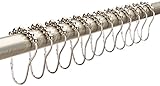 AmazonBasics Rust Resistant Shower Curtain Roller Hook Rings (Kitchen)