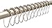 Amazon Basics Rust Resistant Shower Curtain Roller Hook Rings