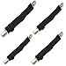 Sheet Band Straps Suspenders, Adjustable Bed Corner Holder Elastic Fasteners Clips Grippers Mattress Pad Cover Fitted Sheet, 4 Piece Set