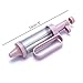 Set of 7, Cake Decorating Tool Set with 1 Handy Dessert Decorator, 5 Icing Tips and 1 Piping Fill Tip ( Pink )