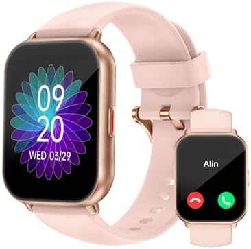 Smartwatch mit Telefonfunktion,Smartwatch für Damen Herren 1.85'' HD Screen
