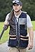 Beretta Mens US Two Tone Shooting Vest, Blue Total Eclipse, Large GT571021130504L