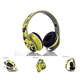 Headphones,Headphones with Microphone,Foldable Noise Isolating Stereo On Ear Deep Bass Headsets for Iphone,Android Device,Mp3/4,Laptop,Tablet (camouflage)
