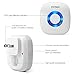 Physen Wireless Home Security Driveway Alarm,Motion Sensor Detect Alert, Store Door Entry Chime with 2 Motion Sensors and 3 Receivers,400ft Range,52 Chimes,4 Volume Levels,Build in LED Indicators