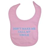 So Relative! Unisex Baby Don't Make Call Uncle Cotton Baby Bib