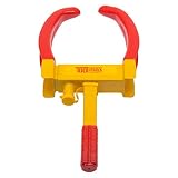 S AFSTAR Safstar Wheel Lock Clamp, Heavy Duty Adjustable Tire Boot Claw for Trailer Auto Car Truck RV Boat Anti-Theft Towing, 5.3 Lbs (1 Pack)