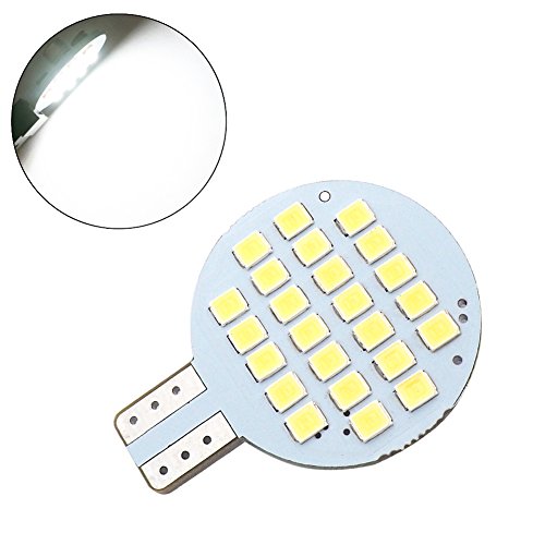 Grv T10 LED Light Bulb 921 194 192 C921 24-2835 SMD Super Bright Lamp AC/DC 12V-24V 2.5 Watt Cool White (2nd Generation) Pack of 20