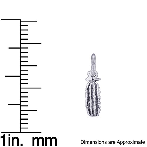 Rembrandt Charms Sterling Silver Pickle Charm (10 x 5 mm)