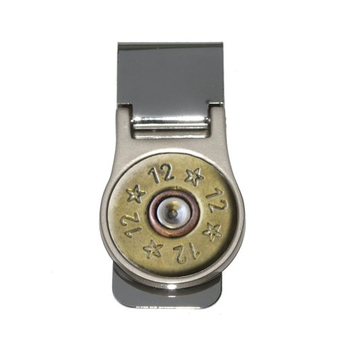 12 Gauge Spent Shell Bullet Ammo Gun Money Clip (Image Only - Not a Real Bullet)