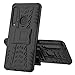 Galaxy A9 2018 Case,PUSHIMEI Air Cushion Heavy Duty Shockproof with Kickstand Hard PC Back Cover Soft TPU Dual Layer Protection Phone Stand Case Cover For Samsung A9 star pro/A9s(Black Kickstand case)